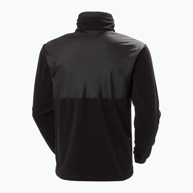 Pánská fleecová mikina  Helly Hansen Yu 1/2 Zip Fleece black 6