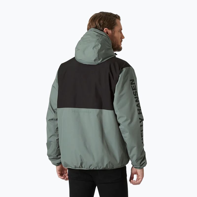 Pánská bunda do deště  Helly Hansen Ervik Ins Rain grey cactus 2