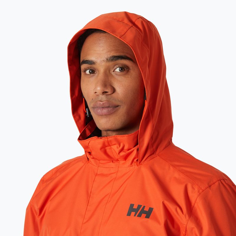 Pánská bunda do deště  Helly Hansen Dubliner patrol orange 3