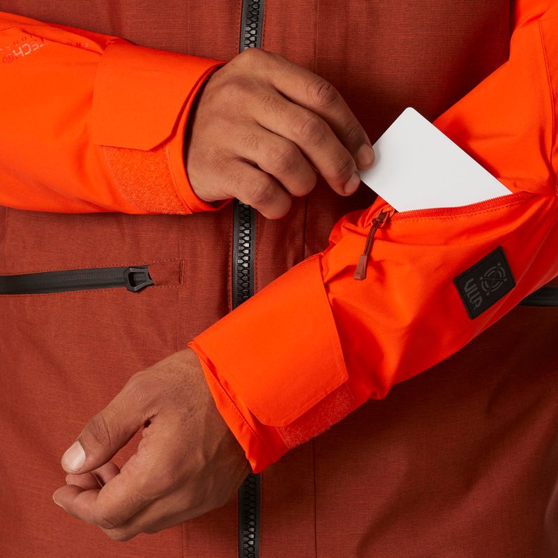 Pánská lyžařská bunda Helly Hansen Straightline Lifaloft 2.0 iron oxide 5