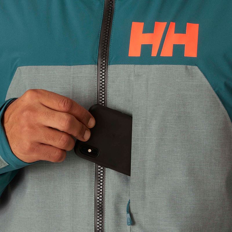 Pánská lyžařská bunda Helly Hansen Straightline Lifaloft 2.0 dark creek 4