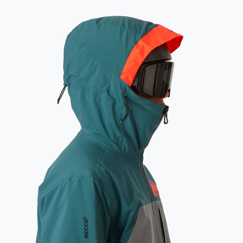 Pánská lyžařská bunda Helly Hansen Straightline Lifaloft 2.0 dark creek 3