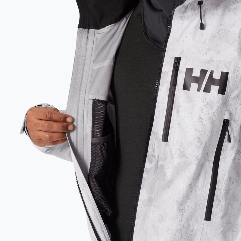 Pánská lyžařská kombinéza Helly Hansen Chugach Infinity Printed grey fog snow camo aop 9