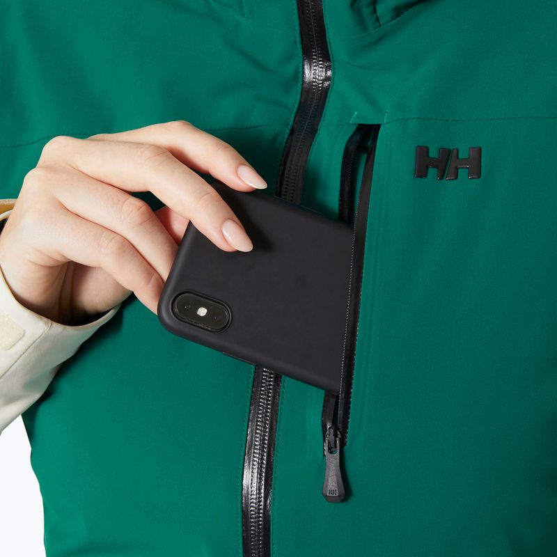Dámská lyžařská bunda Helly Hansen Alphelia emerald snow 3