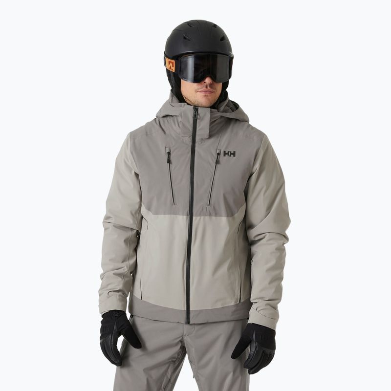 Pánská lyžařská bunda Helly Hansen Alpha 4.0 concrete