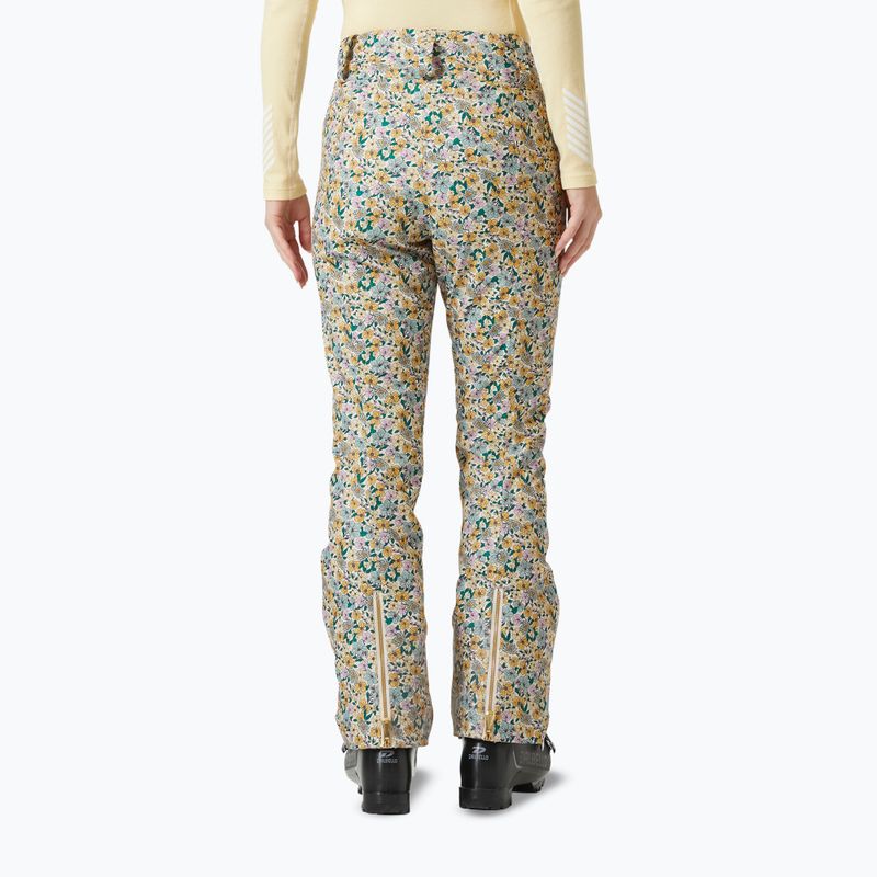Dámské lyžařské kalhoty Helly Hansen St. Moritz Insulated 2.0 sand floral aop 2
