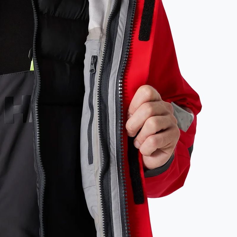 Jachtařská bunda Helly Hansen Arctic Ocean 3in1 Parka alert red 11