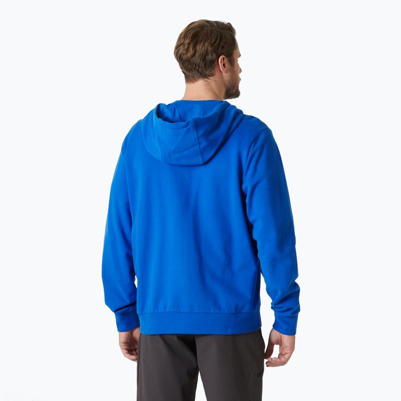 Pánská mikina Helly Hansen HH Logo Full Zip Hoodie 2.0 cobalt 2.0 Sweatshirt 2