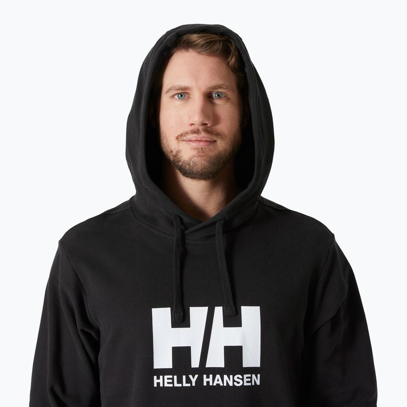 Pánská mikina Helly Hansen HH Logo Hoodie 2.0 black 3