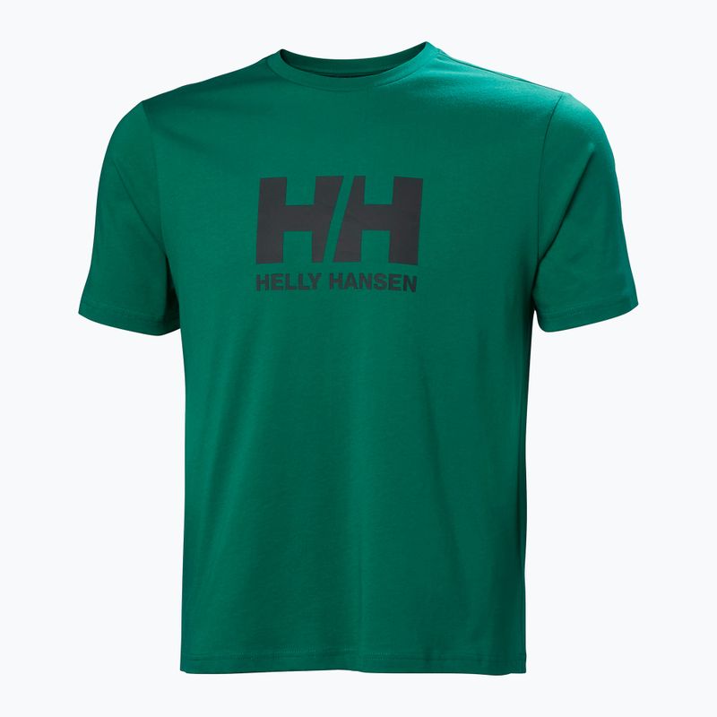 Pánské tričko  Helly Hansen Logo 2.0 emerald 4