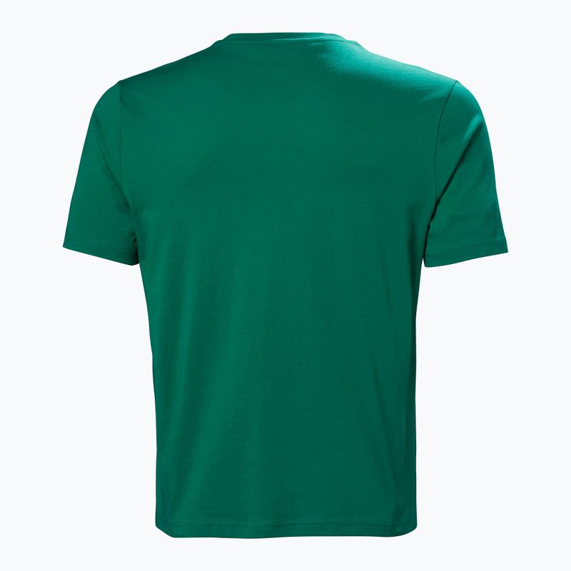 Pánské tričko  Helly Hansen Logo 2.0 emerald 5