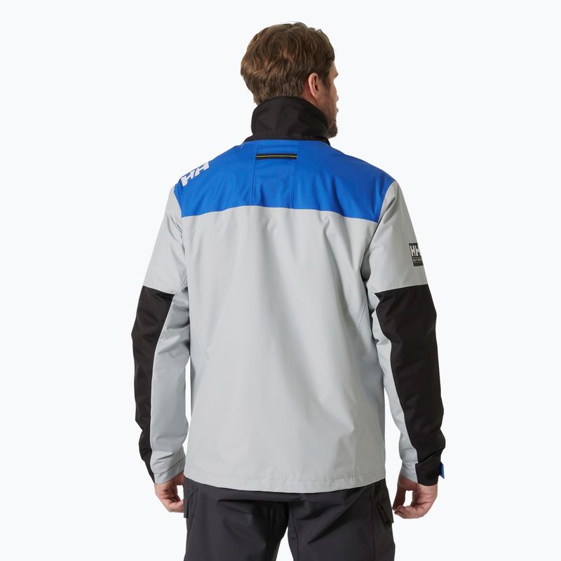 Pánská jachtařská bunda Helly Hansen Arctic Ocean Crew Midlayer grey fog 2
