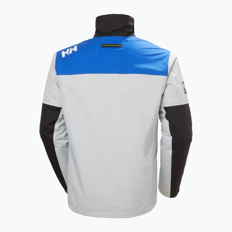 Pánská jachtařská bunda Helly Hansen Arctic Ocean Crew Midlayer grey fog 9