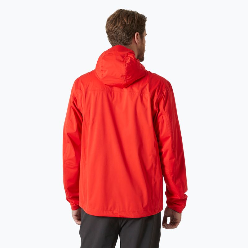 Pánská bunda do deště  Helly Hansen Momentum 3L Stretch alert red 2