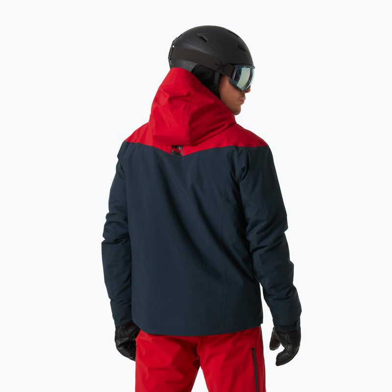 Pánská lyžařská bunda Helly Hansen Carv Lifaloft 2.0, navy 2