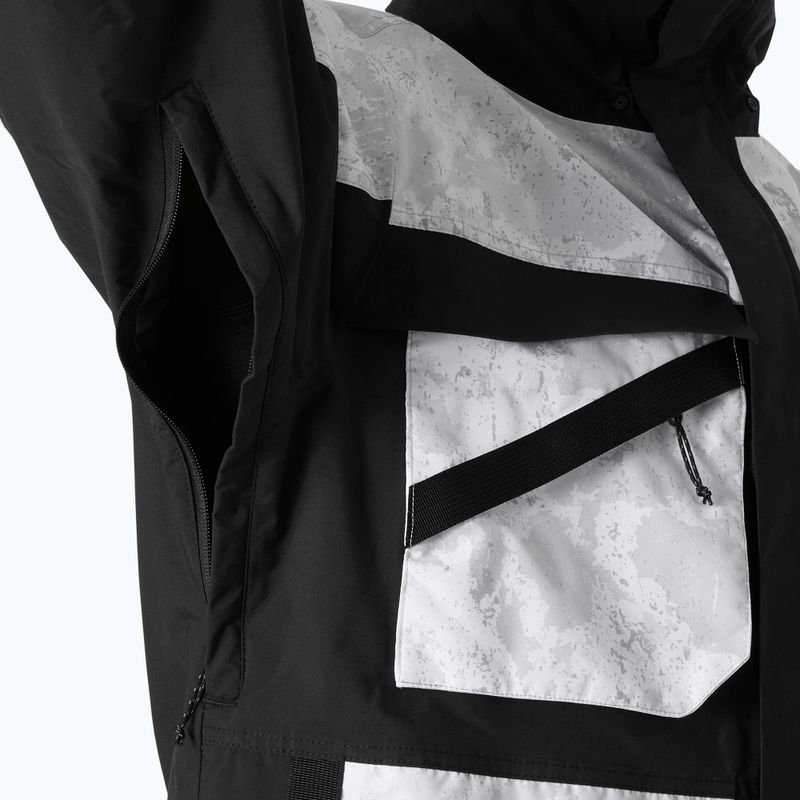Pánská lyžařská bunda Helly Hansen Ullr D Heritage Short grey fog snow camo aop 8