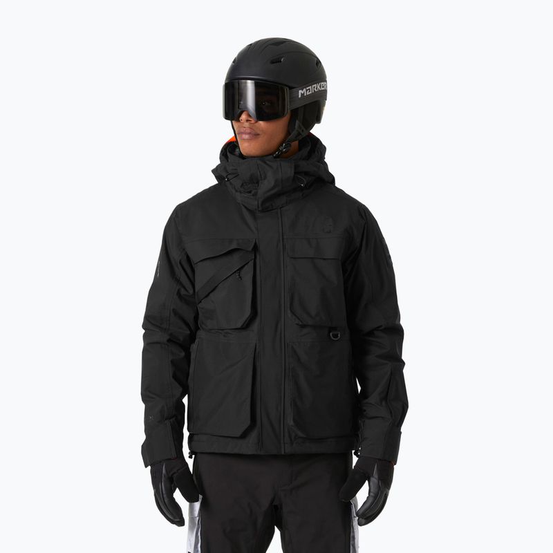 Pánská lyžařská bunda Helly Hansen Ullr D Heritage Short black