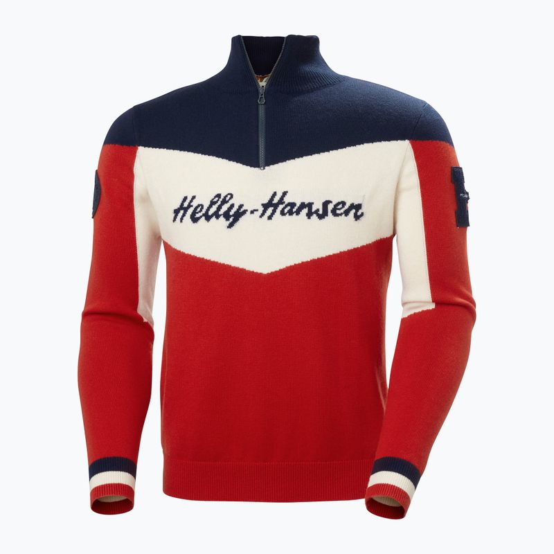 Pánská lyžařská mikina Helly Hansen Apres Knitted Sweater red 6