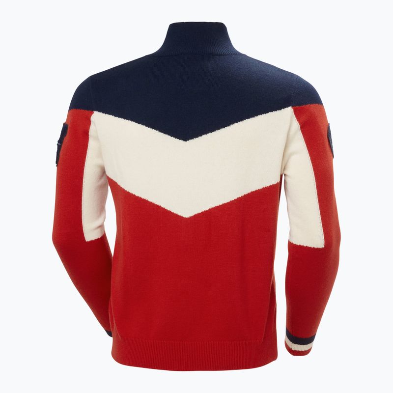 Pánská lyžařská mikina Helly Hansen Apres Knitted Sweater red 7