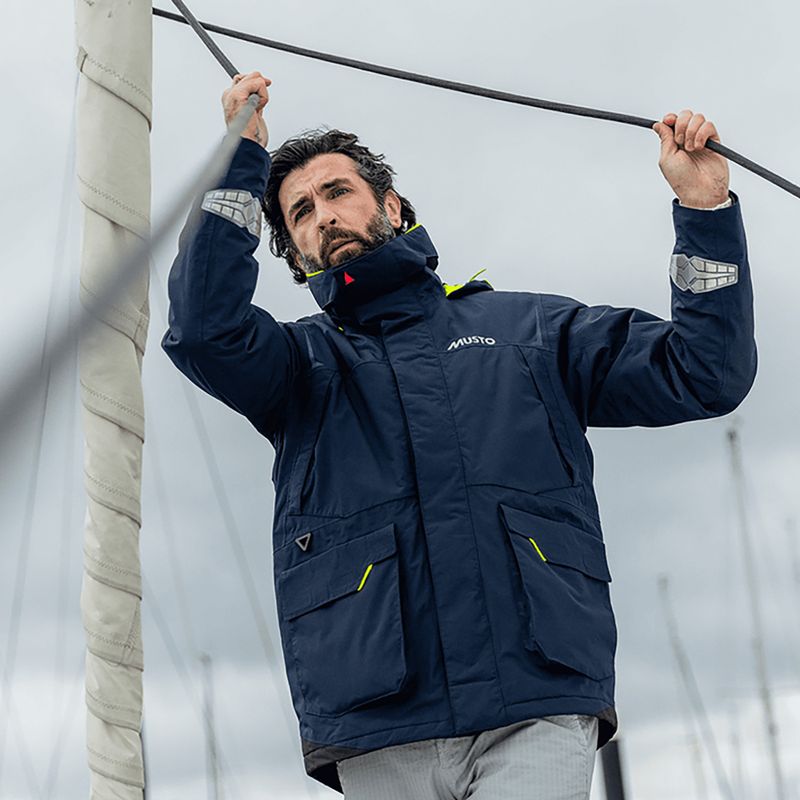Pánská jachtařská bunda Musto BR1 Primaloft Channel true navy 13