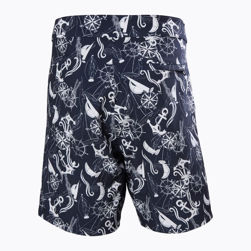 Pánské plavecké šortky Helly Hansen Newport Boardshorts 8" navy aop 6
