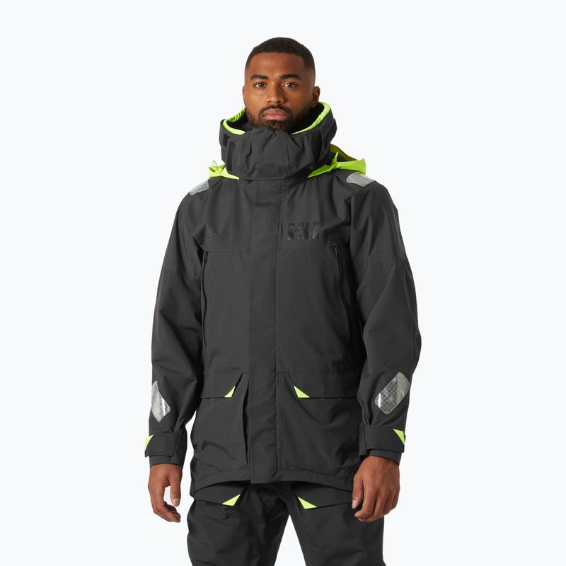 Pánská bunda do deště Helly Hansen Skagen Offshore ebony