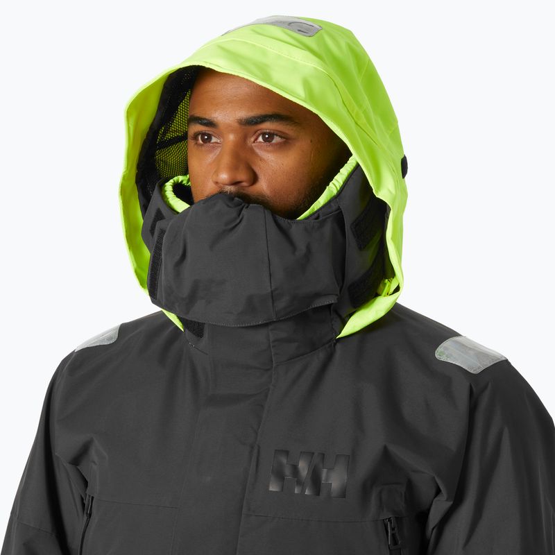 Pánská bunda do deště Helly Hansen Skagen Offshore ebony 3