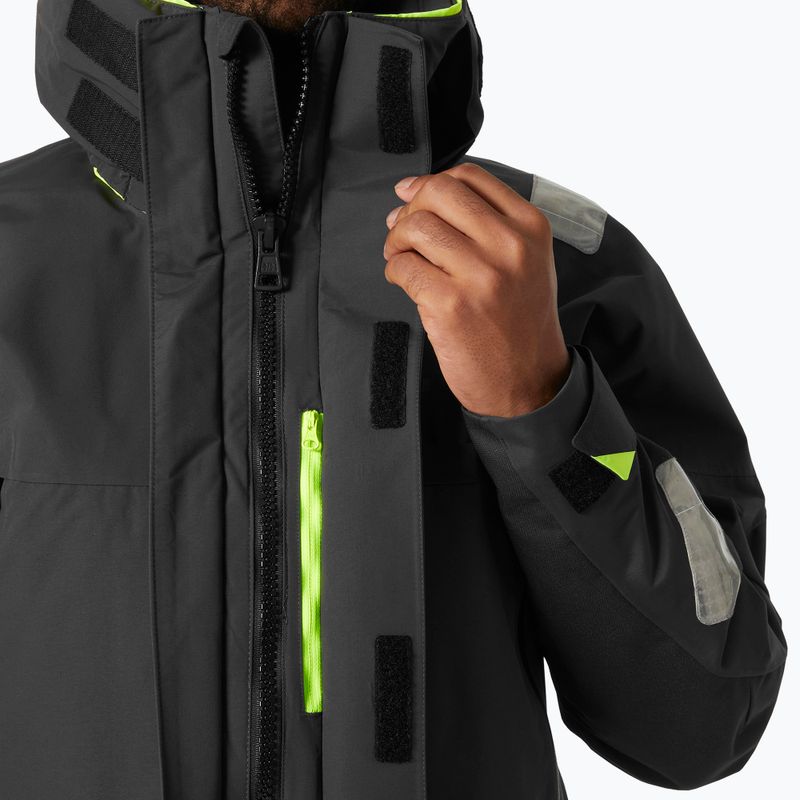 Pánská bunda do deště Helly Hansen Skagen Offshore ebony 5
