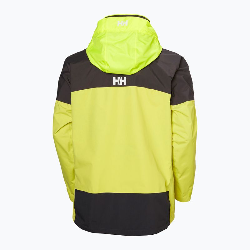 Pánská jachtařská bunda Helly Hansen Pier 4.0 cyber lime 10