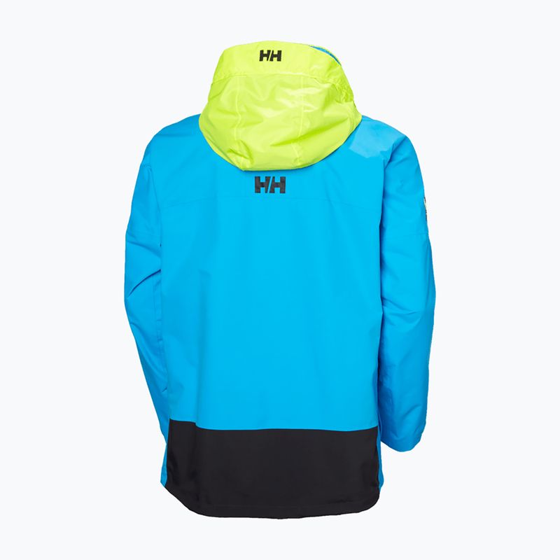Pánská jachtařská bunda Helly Hansen Pier 4.0 cyan 2