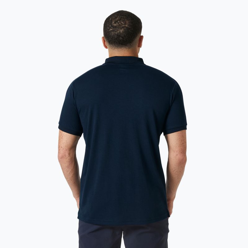Pánská polo tričko  Helly Hansen Hp 1/2 Zip navy 2