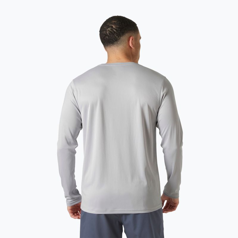 Pánské tričko Longsleeve Helly Hansen HH Tech Crew 2.0 LS grey fog 2