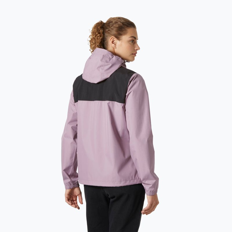 Dámská bunda do deště Helly Hansen Vancouver purple clay 2