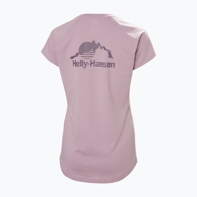 Dámské tričko Helly Hansen Nord Graphic Drop purple clay  5