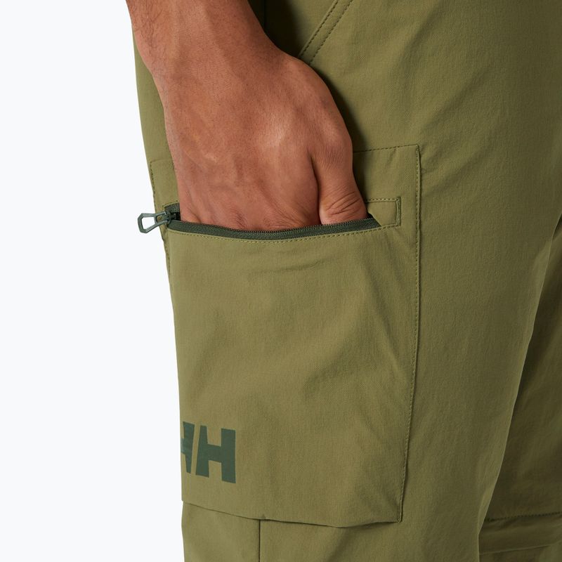Pánské softshellové kalhoty Helly Hansen  Brono Softshell Zip Off terrain green 4