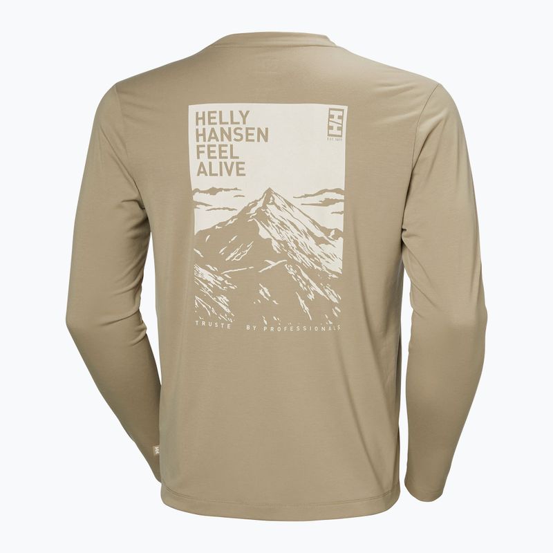 Pánské tričko Longsleeve Helly Hansen Skog Graphic pebble  6