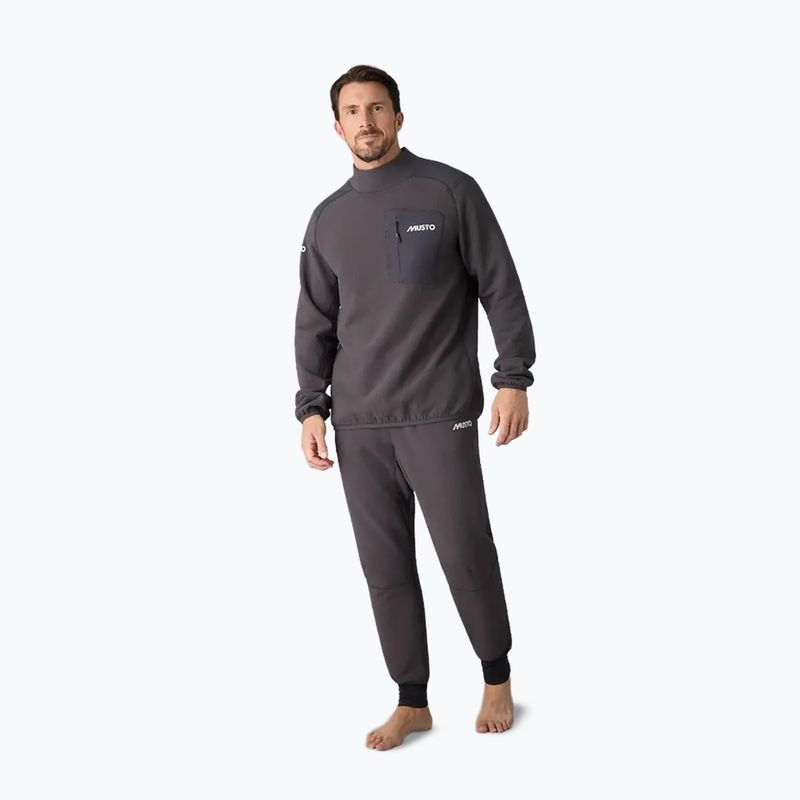 Pánská námořnická mikina Musto Storm Fleece Midlayer carbon 2