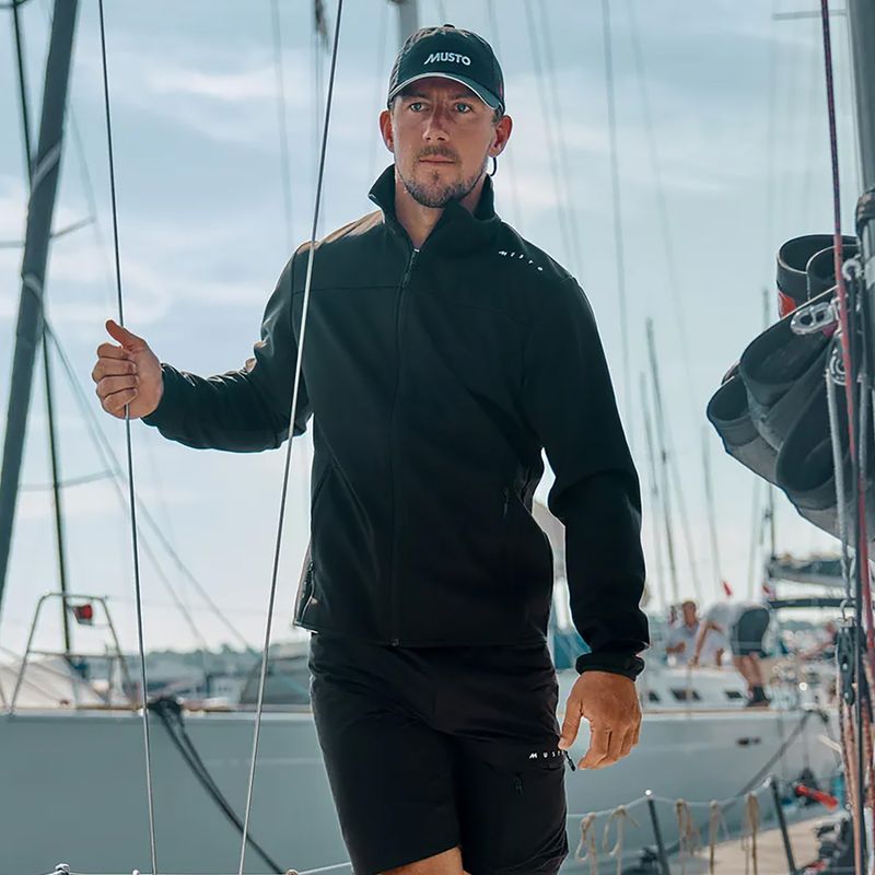 Pánská softshellová bunda Musto Evo Crew black 10