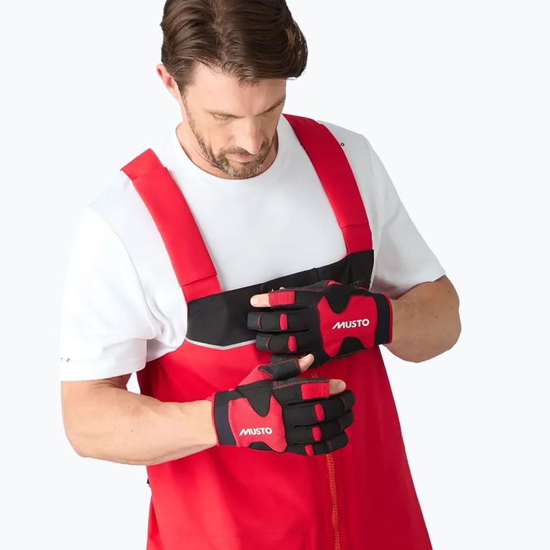 Jachtařské rukavice Musto Performance Long Finger 2.0 true red 4