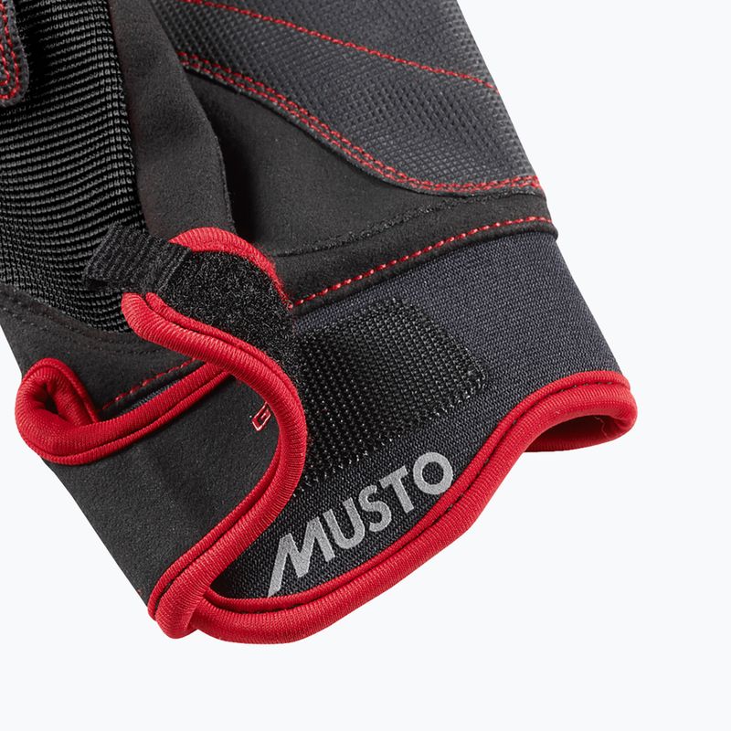 Jachtařské rukavice Musto Performance Short Finger 2.0 black 2