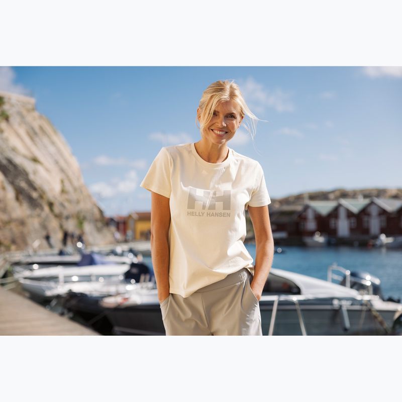 Dámské tričko Helly Hansen Logo 3.0 cream 3