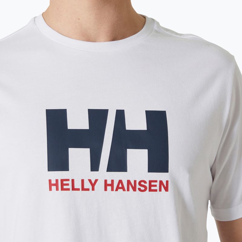 Pánské tričko Helly Hansen Logo 3.0 white 3