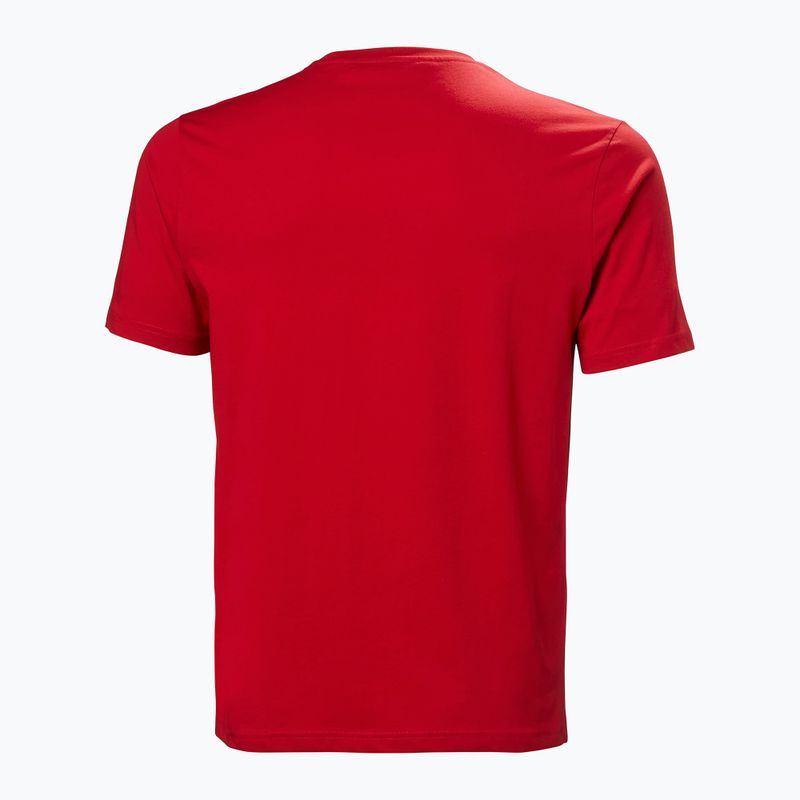 Pánské tričko Helly Hansen Logo 3.0 red 5