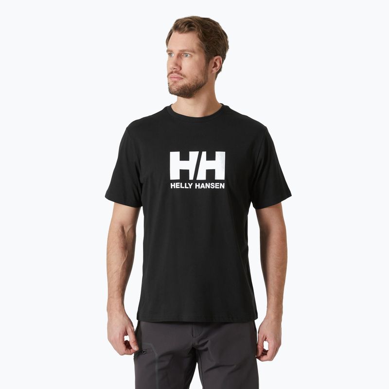 Pánské tričko Helly Hansen Logo 3.0 black