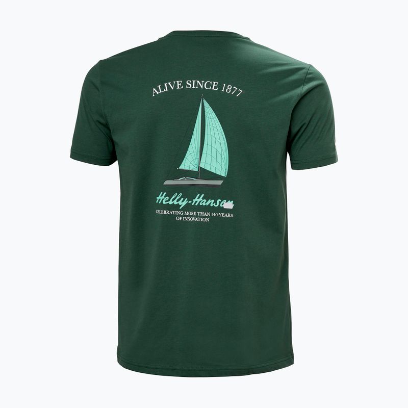 Pánské tričko Helly Hansen Shoreline 3.0 jungle green 5