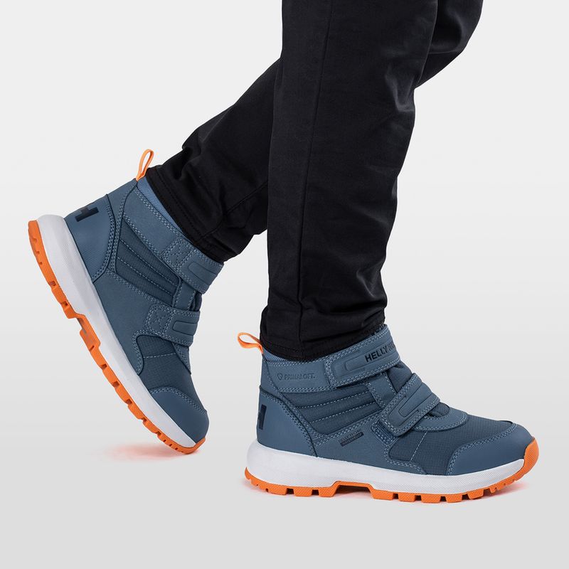 Dětské sněhule Helly Hansen Jk Bowstring Boot HellyTech washed navy/papaya 6