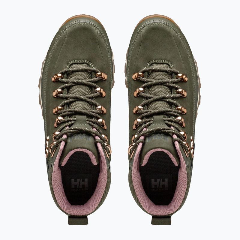 Dámské trekové boty Helly Hansen The Forester Premium utility green/cream 5