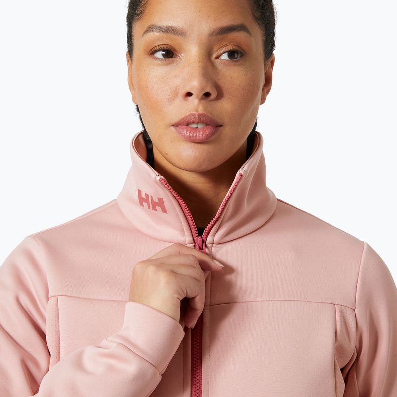 Dámská jachtařská mikina Helly Hansen Crew Fleece pink salt 3