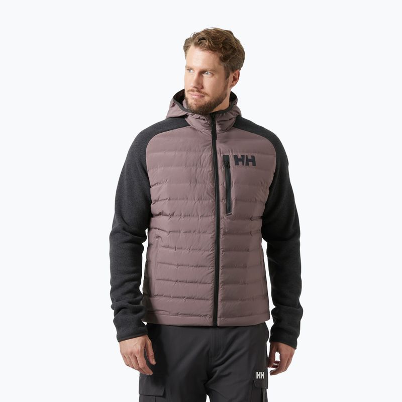 Pánská jachtařská bunda Helly Hansen Arctic Ocean Hybrid Insulator sparrow grey