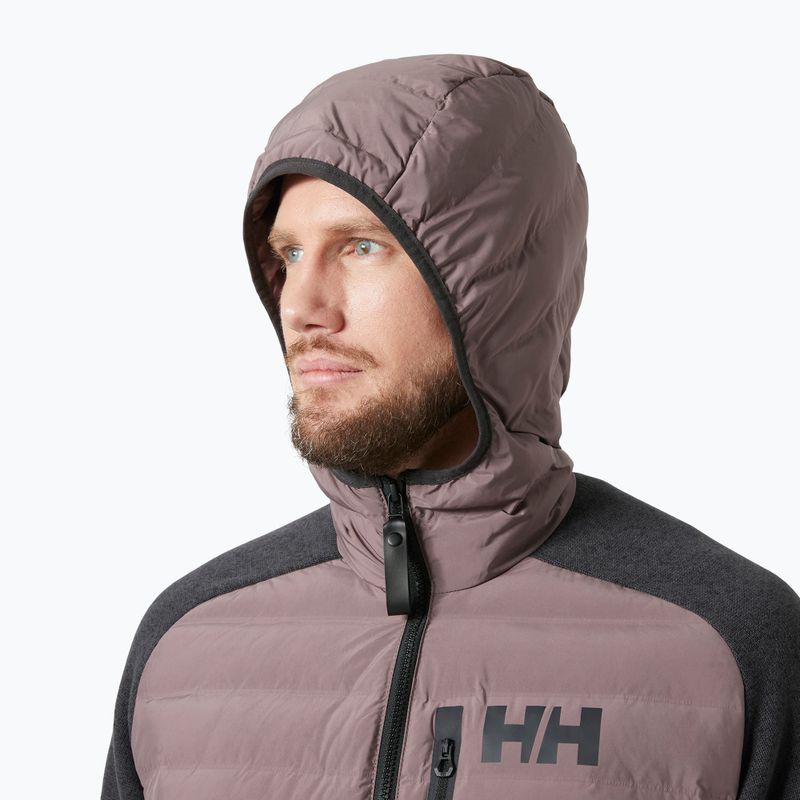 Pánská jachtařská bunda Helly Hansen Arctic Ocean Hybrid Insulator sparrow grey 3